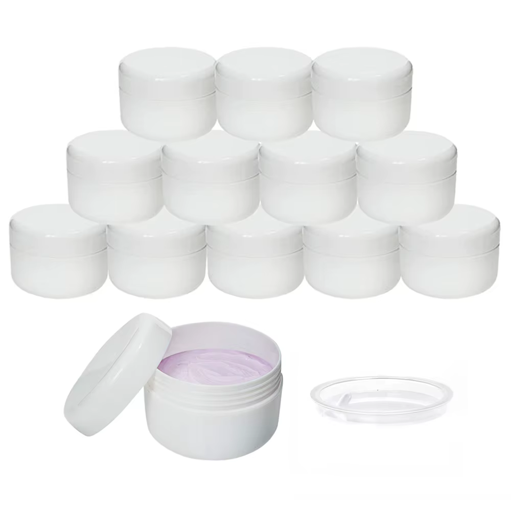 Pot de crème blanche 10/20/30/50/100/150/200/250g