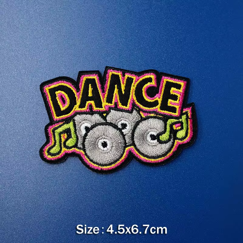 HAND HEART POW bricolage patchs broderie Applique repassage vêtements fournitures de couture Badges décoratifs oeil HEY