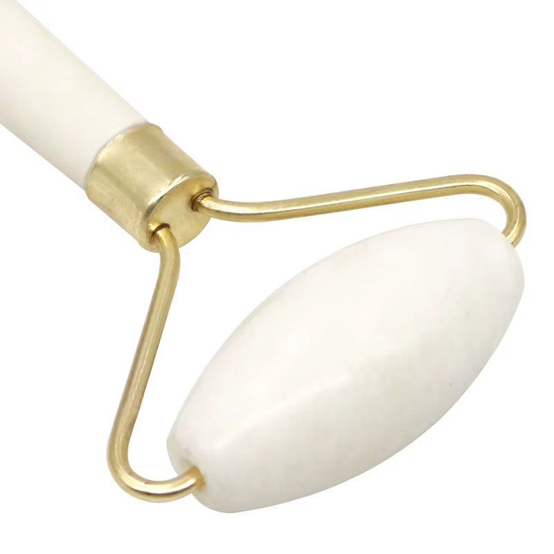 Rouleau de Jade blanc, masseur pour les yeux et le visage