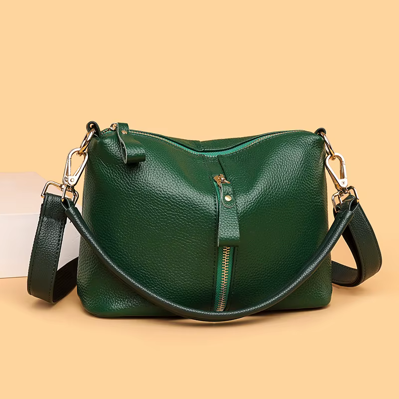 Sacs à main en cuir véritable pour femmes, cuir de vachette naturel, décontracté, simple, petit, haute qualité, femme initiée, bandoulière, fourre-tout