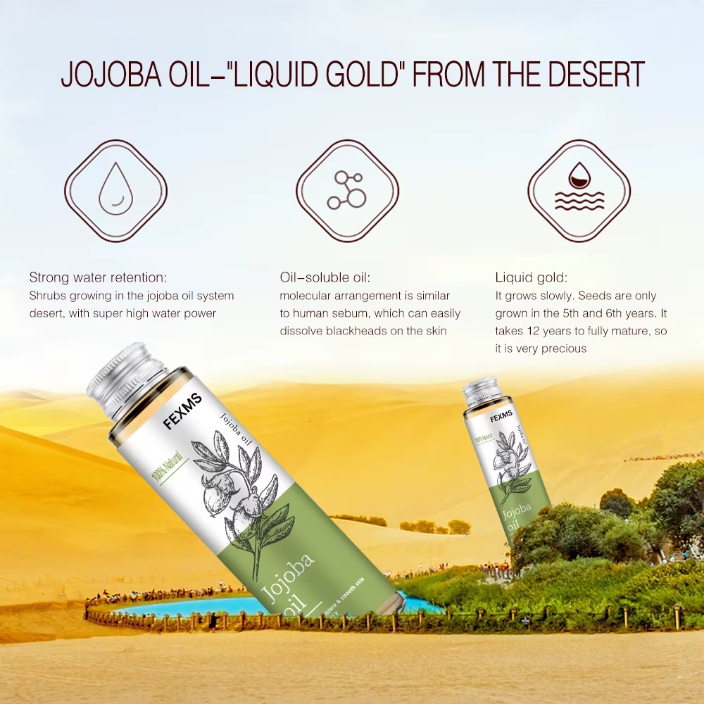Huile de jojoba 100% naturelle pure