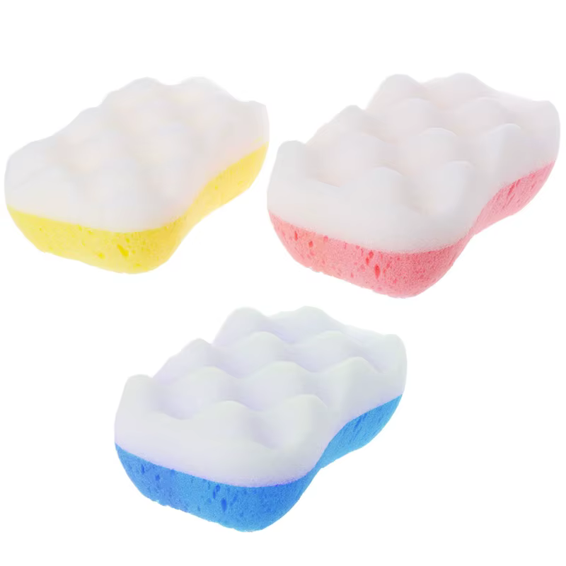 Éponge de bain pour soins de la peau, brosse de bain confortable pour le corps