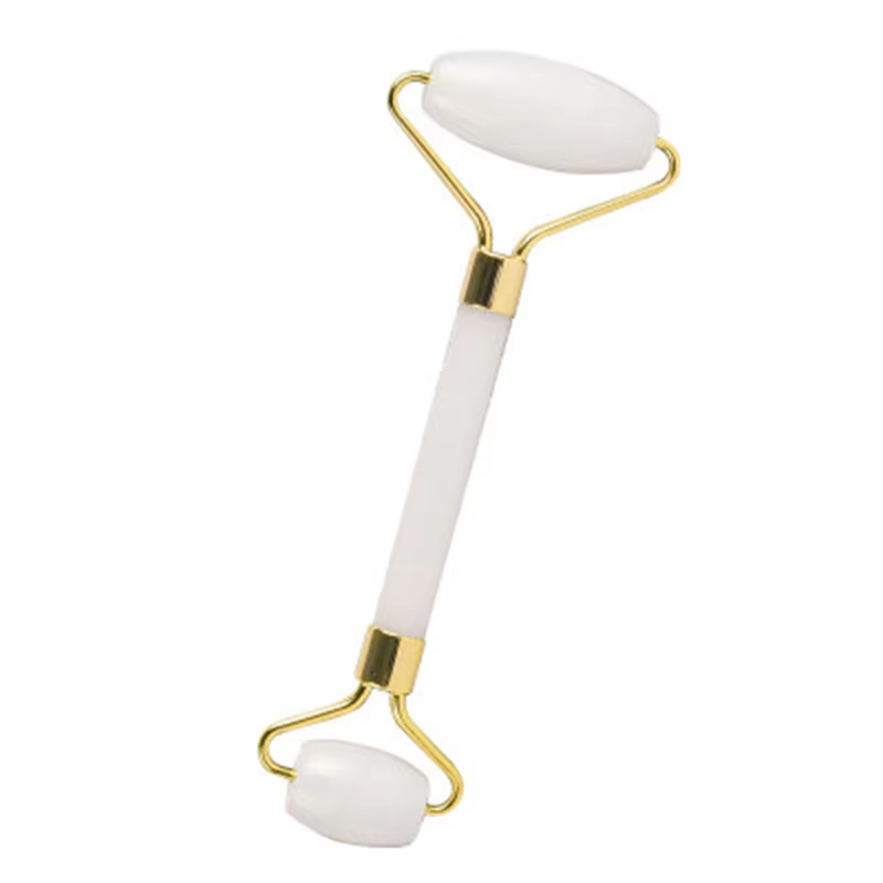 Rouleau de Jade blanc, masseur pour les yeux et le visage