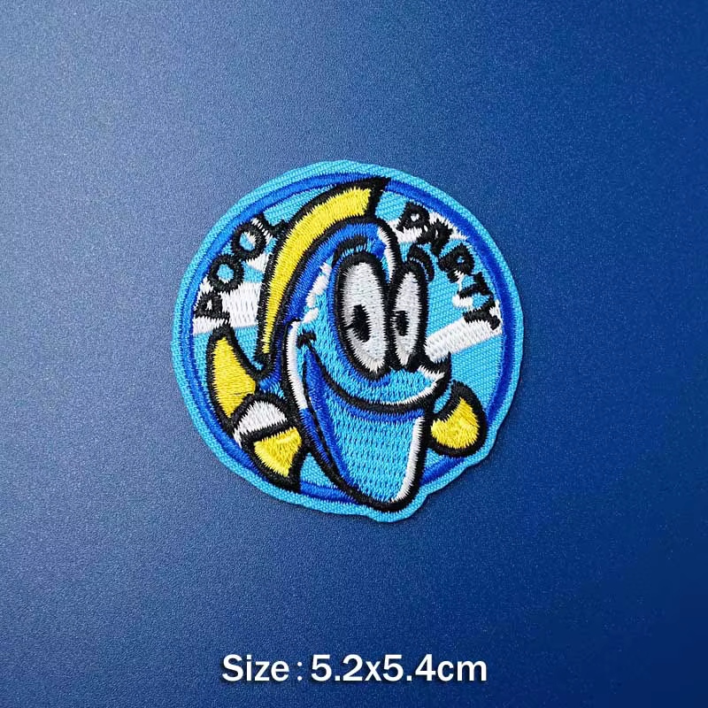 HAND HEART POW bricolage patchs broderie Applique repassage vêtements fournitures de couture Badges décoratifs oeil HEY
