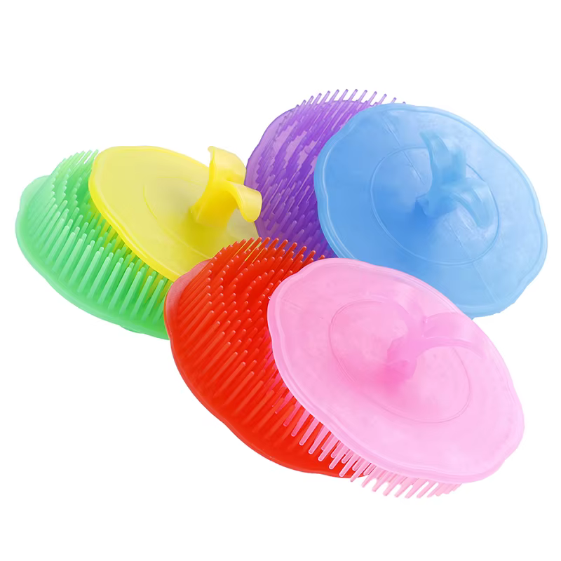 Brosse à shampooing anti-pelliculaire pour cuir chevelu, masseur de tête, prévention de la perte de cheveux, peigne, document aléatoire, 1 pièce, nouveau