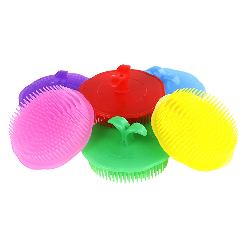 Brosse à shampooing anti-pelliculaire pour cuir chevelu, masseur de tête, prévention de la perte de cheveux, peigne, document aléatoire, 1 pièce, nouveau