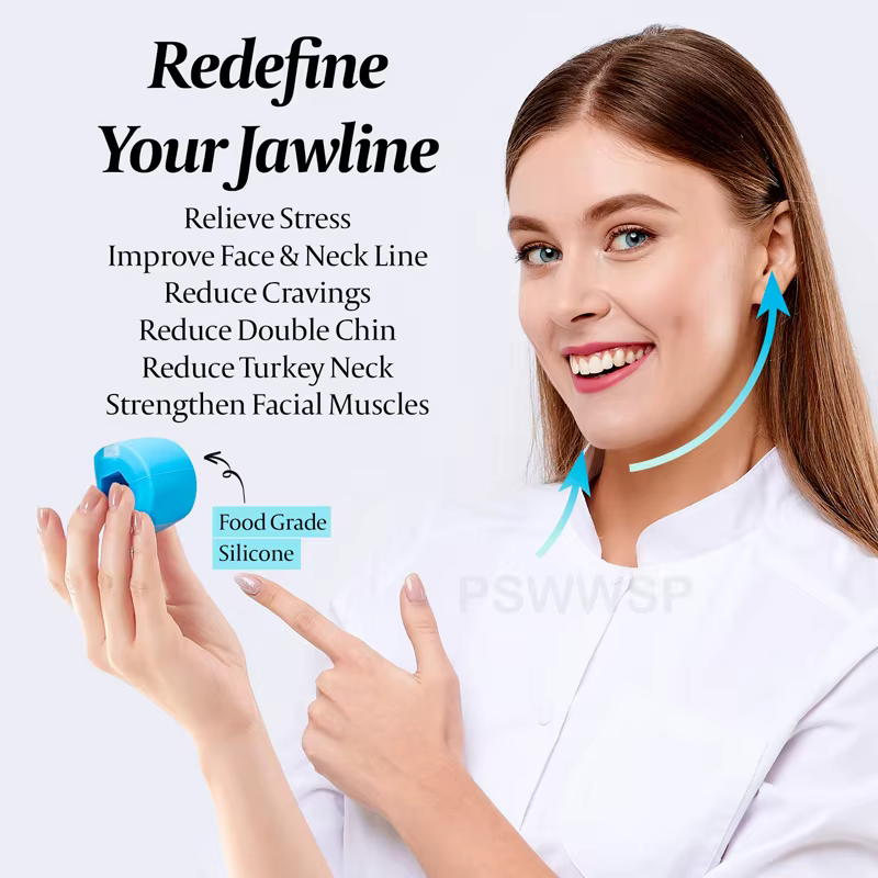 Jawline Exerciseur pour tonifier les muscles de la mâchoire du visage