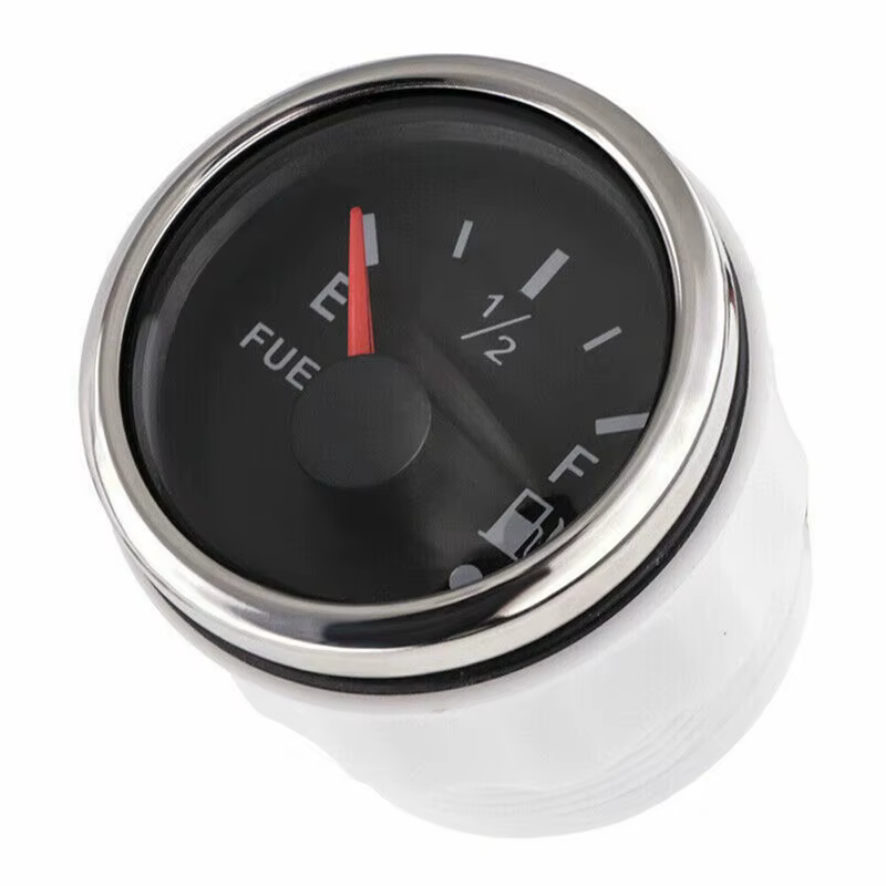 Jauge de niveau de carburant 52mm 0-190Ohm commutable 240-33ohm, jauge étanche de voiture de bateau avec alarme