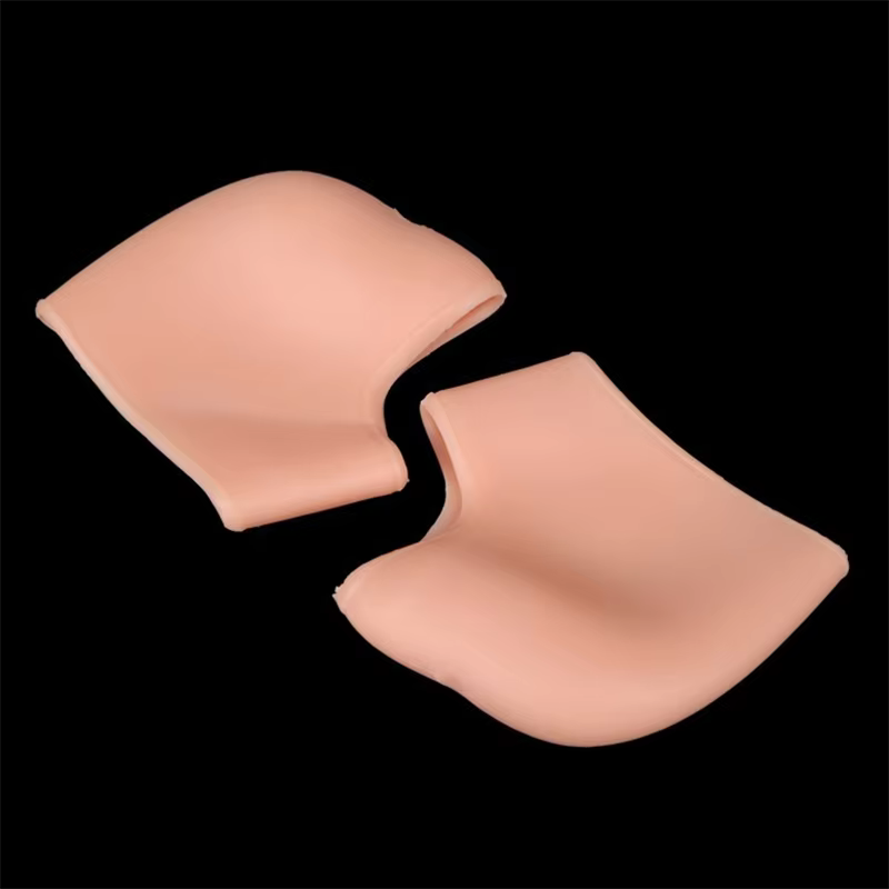 1 paire d'outils de soins des pieds gercés en Silicone