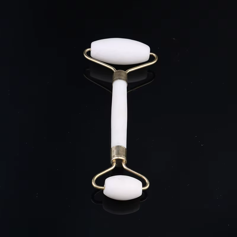 Rouleau de Jade blanc, masseur pour les yeux et le visage