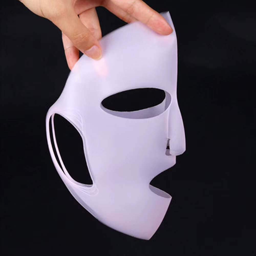 Silicone monde Silicone masque facial réutilisable hydratant Lifting raffermissant Anti-rides visage raffermissant feuille de Gel masque soins de la peau