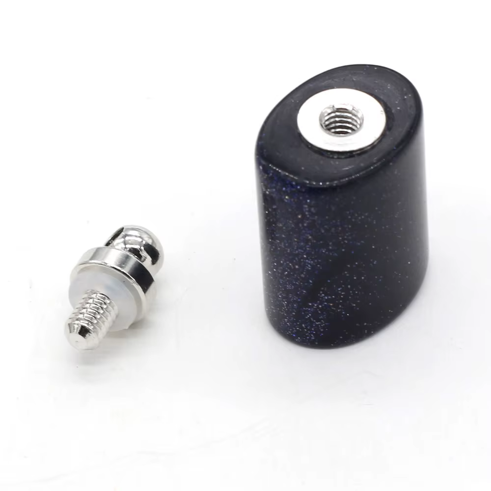 Diffuseur d'huile essentielle en pierre naturelle, breloques pour la fabrication de bijoux