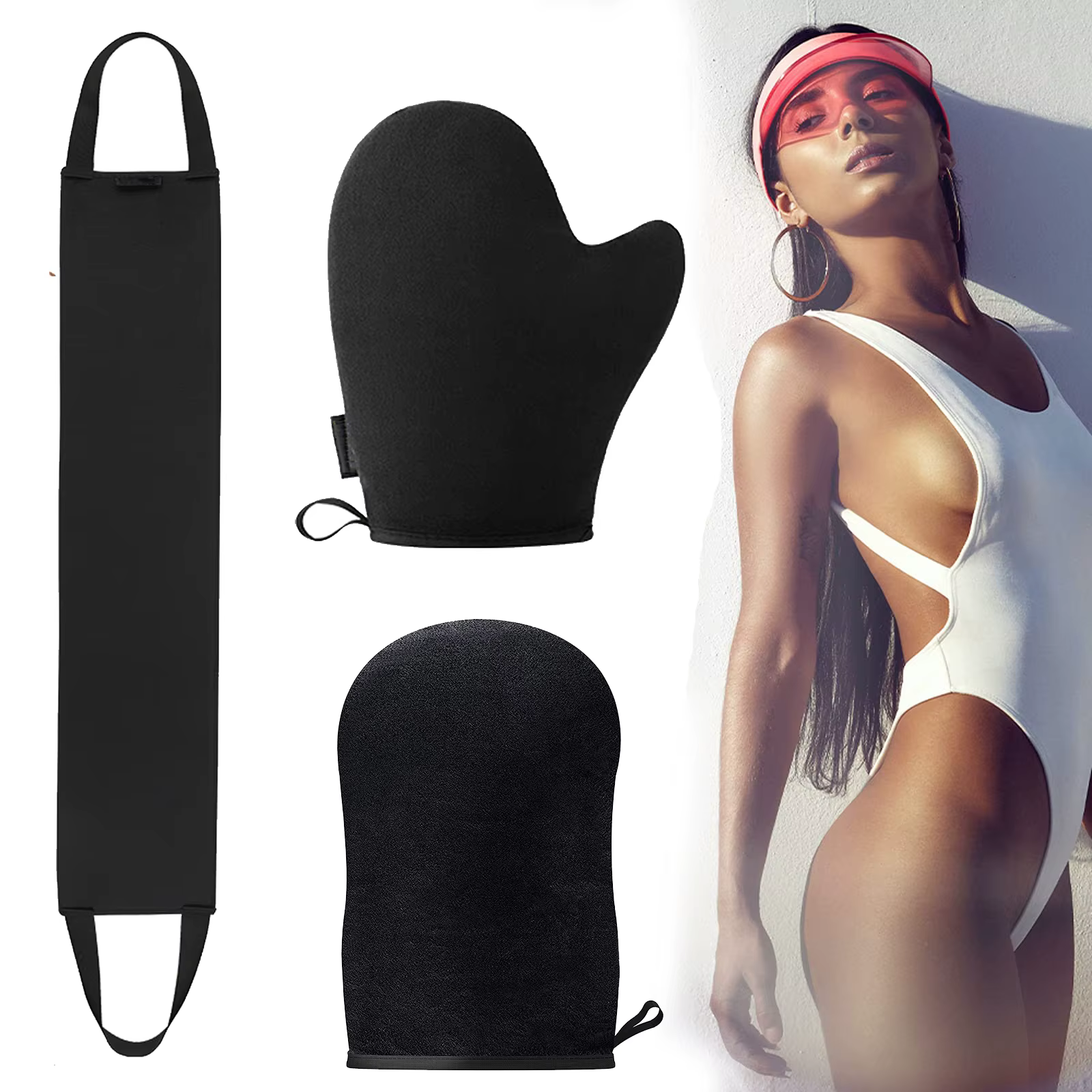 Mitaines de bronzage autobronzantes