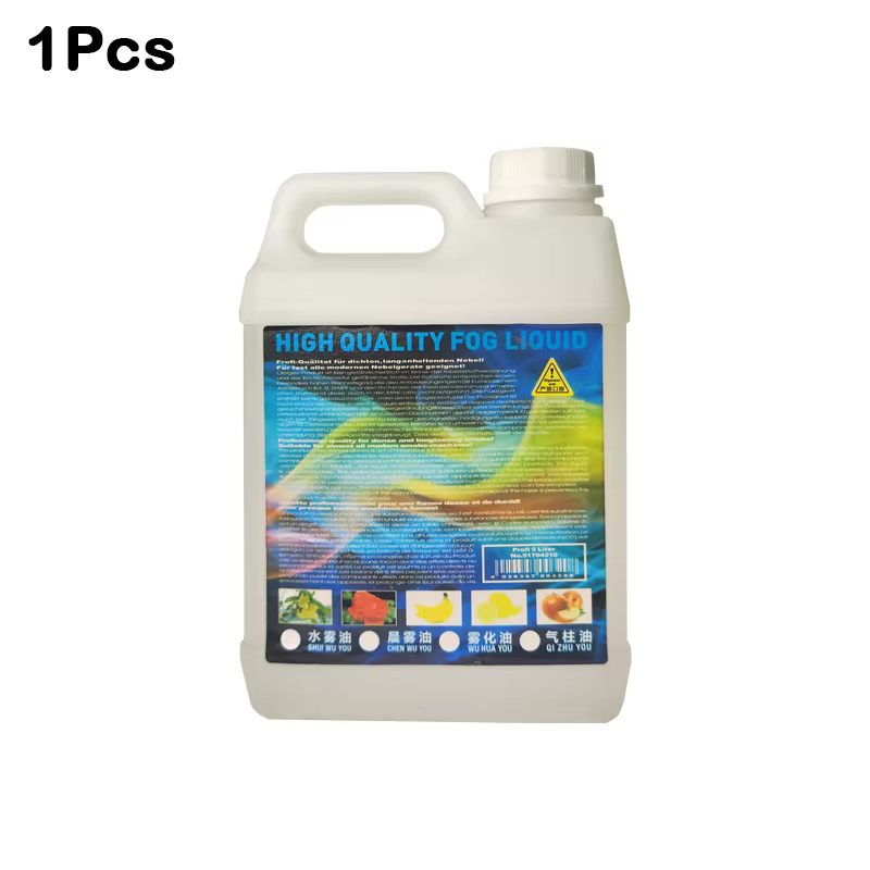 Huile de brouillard d'eau, liquide/fluide de scène, 1,5 l, huile de fumée à base d'eau pour machine à brouillard faible pour effets de scène, haute pureté