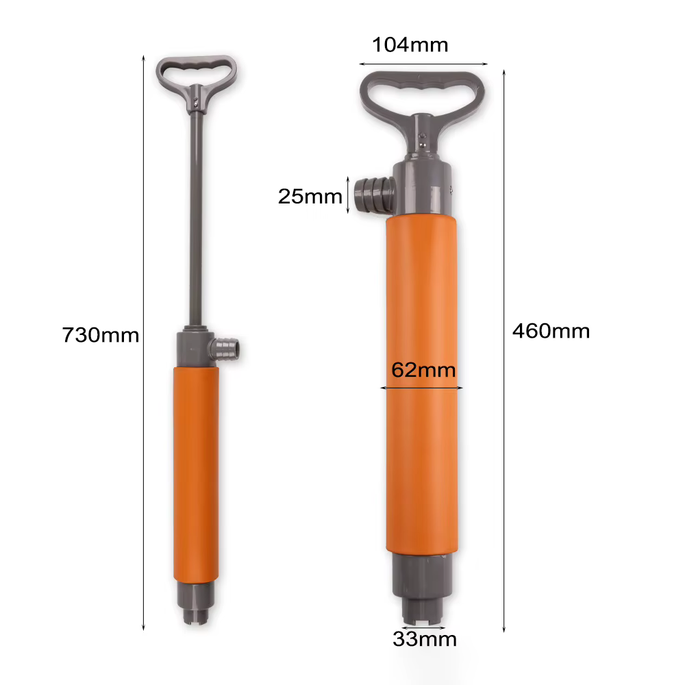 Pompe de cale manuelle pour bateaux, Kayak, canoë, pompe à eau manuelle Portable avec tuyau d'extension