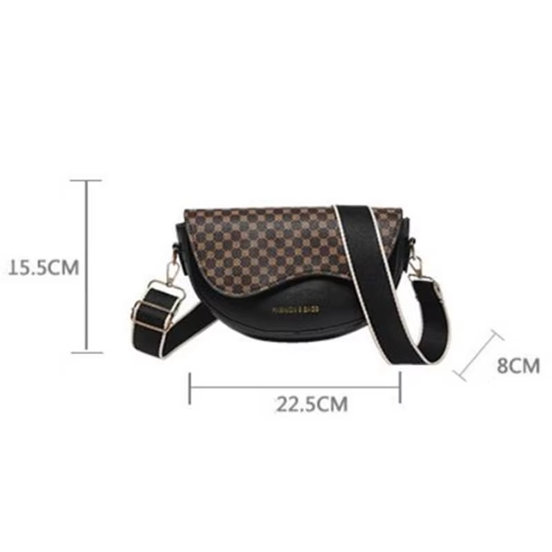 Sac à main rétro chic, sac messager à la mode pour dames, sac à bandoulière élégant, sac de selle en simili cuir pour le travail quotidien des femmes, fête