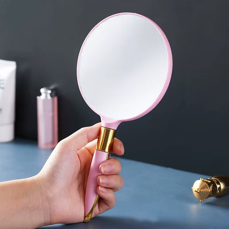 Miroir de maquillage portable pour femme, miroir cosmétique rétro, miroir de salon SPA, cadeaux d'anniversaire pour femme, outils de maquillage portables