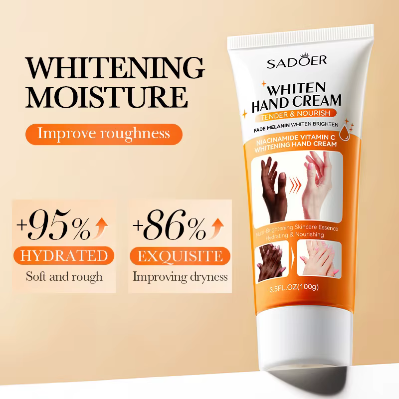1/2/3 pièces SADOER 100g crème hydratante pour les mains tendre nourrir Non grasse éclaircissant hydratant beauté