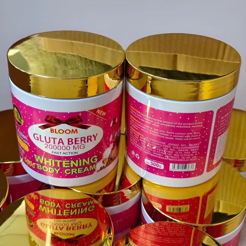 Lotion corporelle éclaircissante à action rapide Bloom Gluta Berry 200000Mg