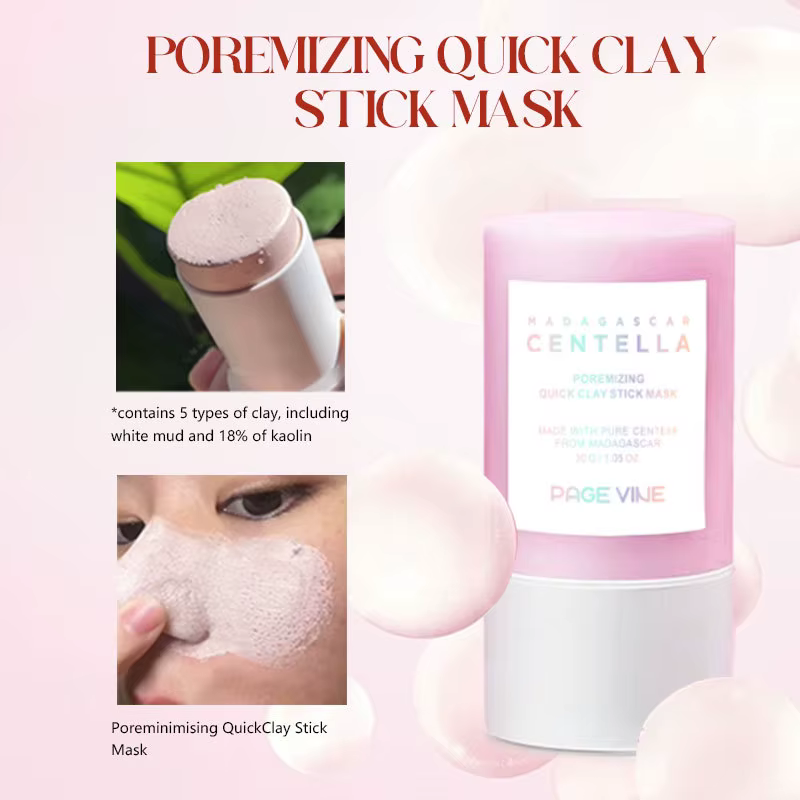 Masque Solide Nettoyant Visage au Sel Rose – Adoucit la Kératine Vieillie