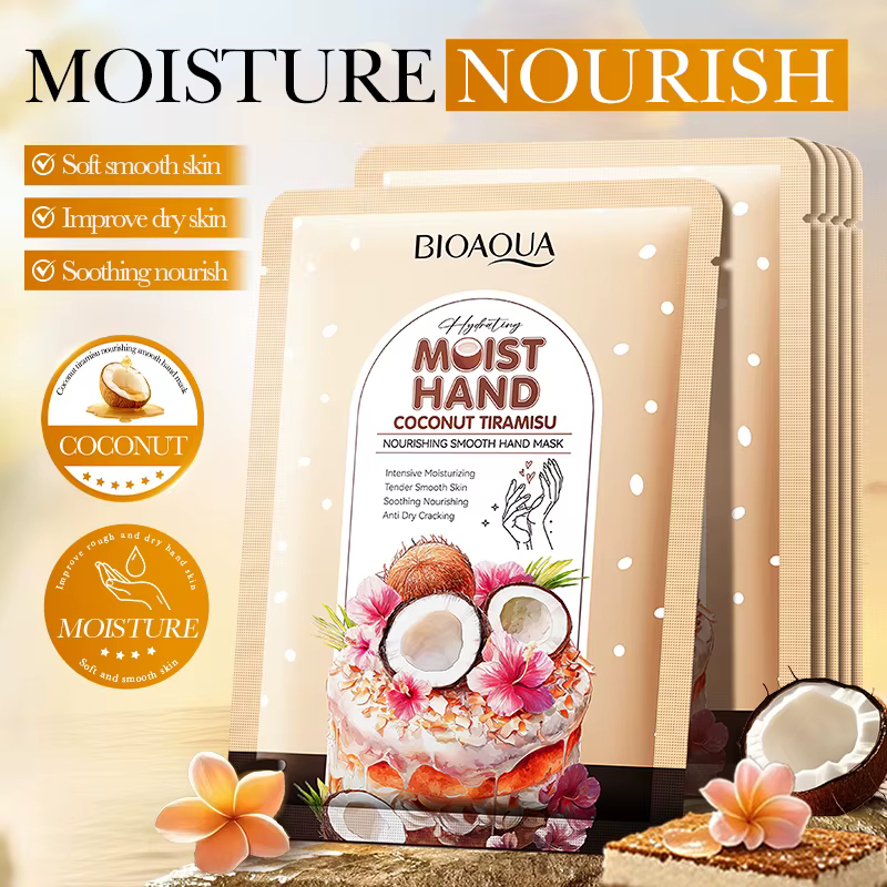 5 paires BIOAQUA masque pour les mains hydratant blanchissant anti-âge Anti-rides exfoliant gants