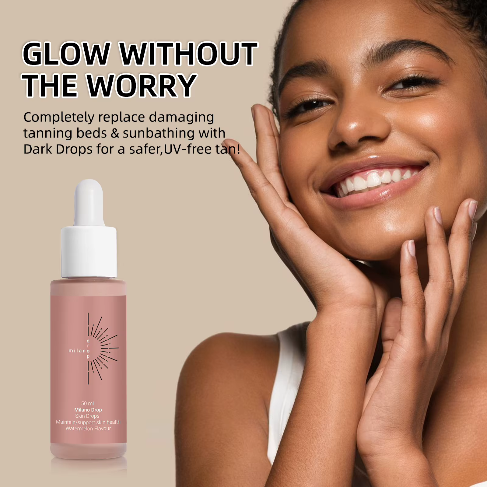 Gouttes autobronzantes 50 ml pour le corps