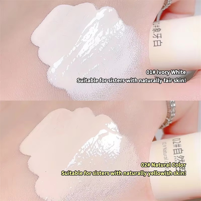 Fond de teint liquide hydratant blanc ivoire