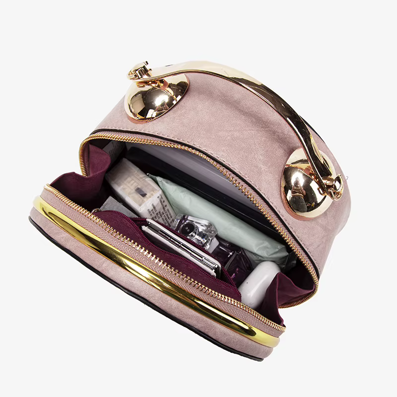Nouveau sac à main rétro pour femme 2026, sac créatif en forme d'horloge, et petit sac rond original et amusant