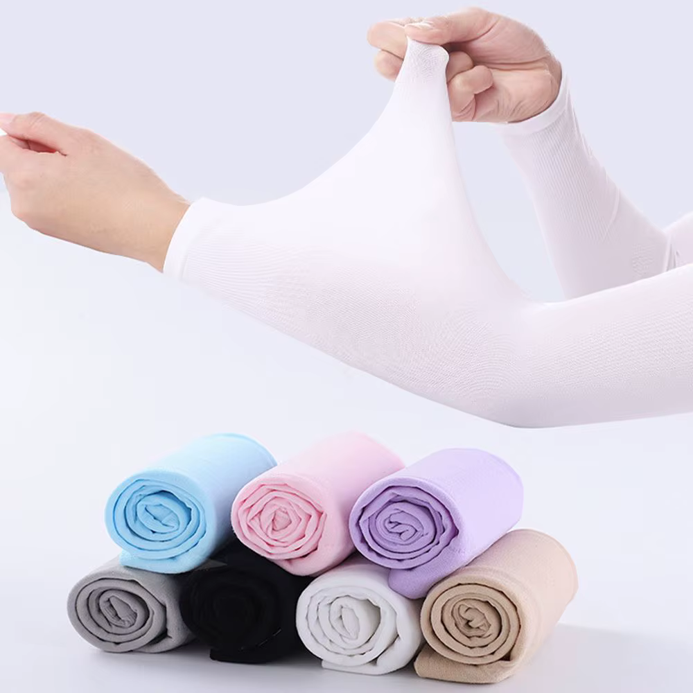 Manches de bras à séchage rapide pour sports de plein air, couvre-main de protection solaire, manches de bras cool, course à pied, pêche, cyclisme, été