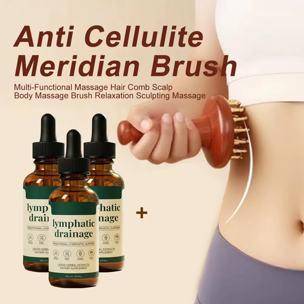 Ensemble de brosses anti-cellulite pour méridiens