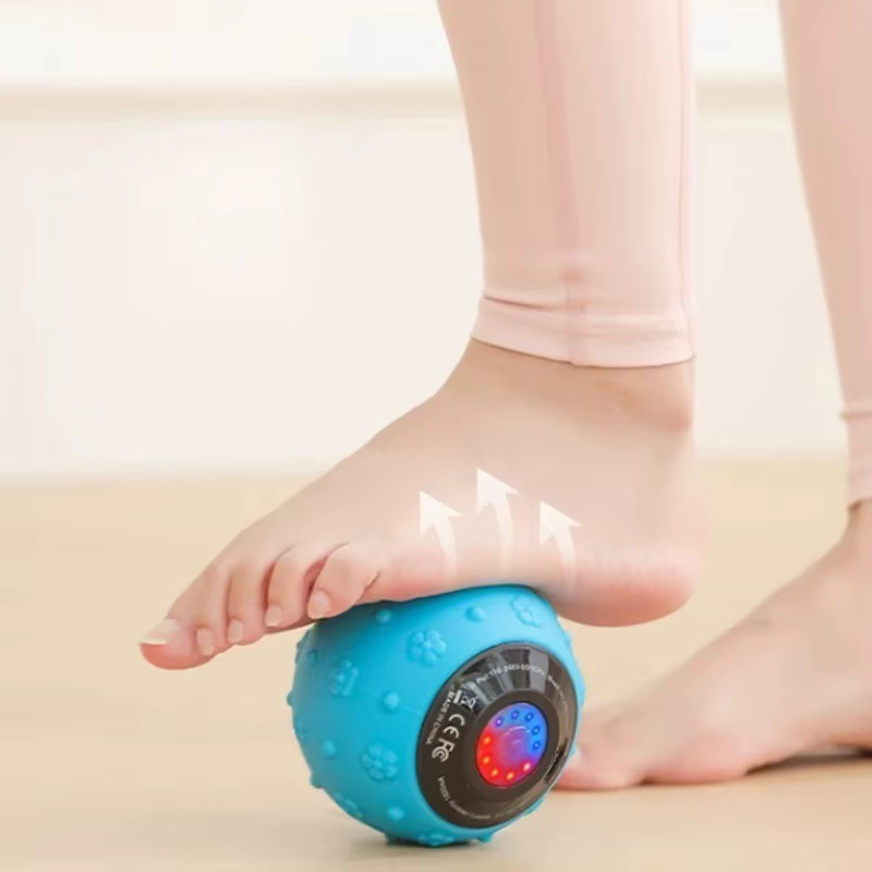 Balle de massage vibrante rechargeable à 5 vitesses
