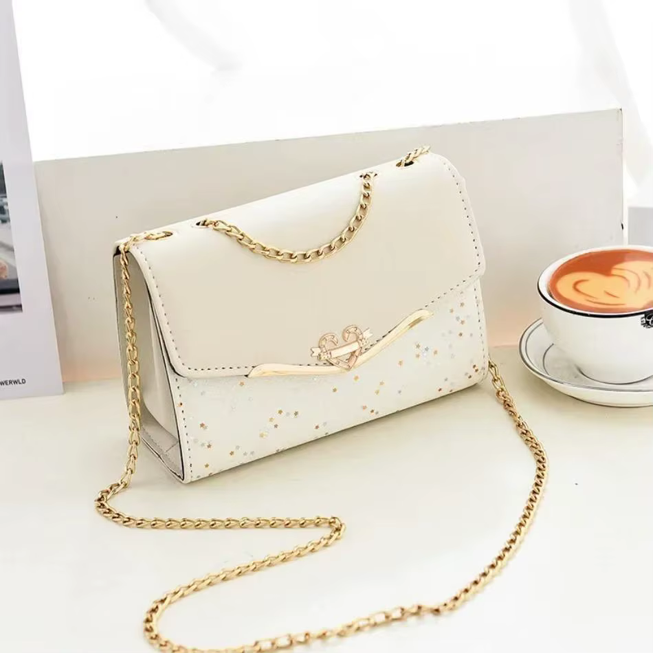 Pochette dames sac à main en cuir PU avec pendentif gland sac de messager de mode femmes à la mode paillettes sacs à bandoulière simples