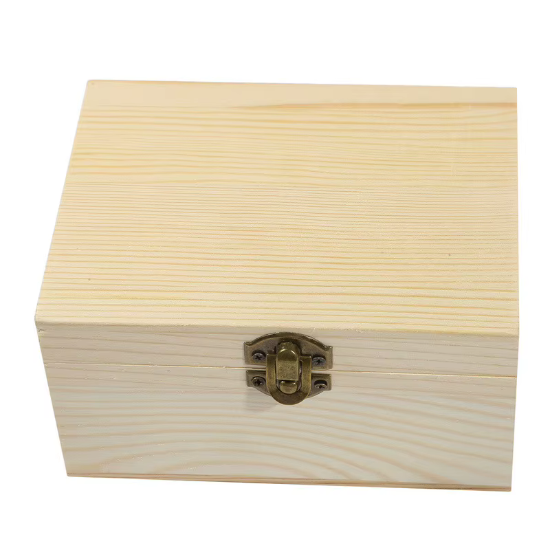 Boîte de rangement en bois pour huiles essentielles