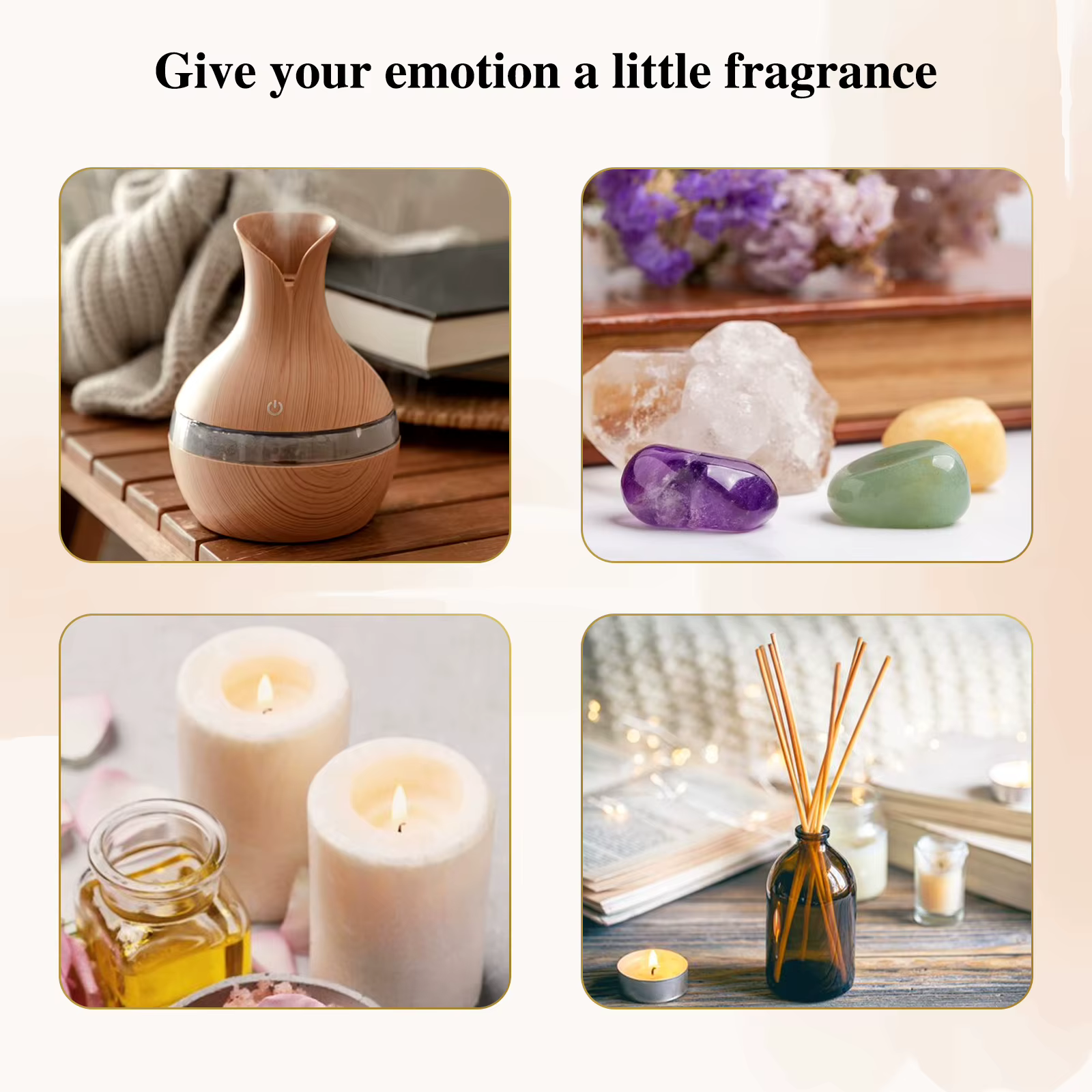 EUQEE huiles essentielles Set 6 bouteilles 10ml