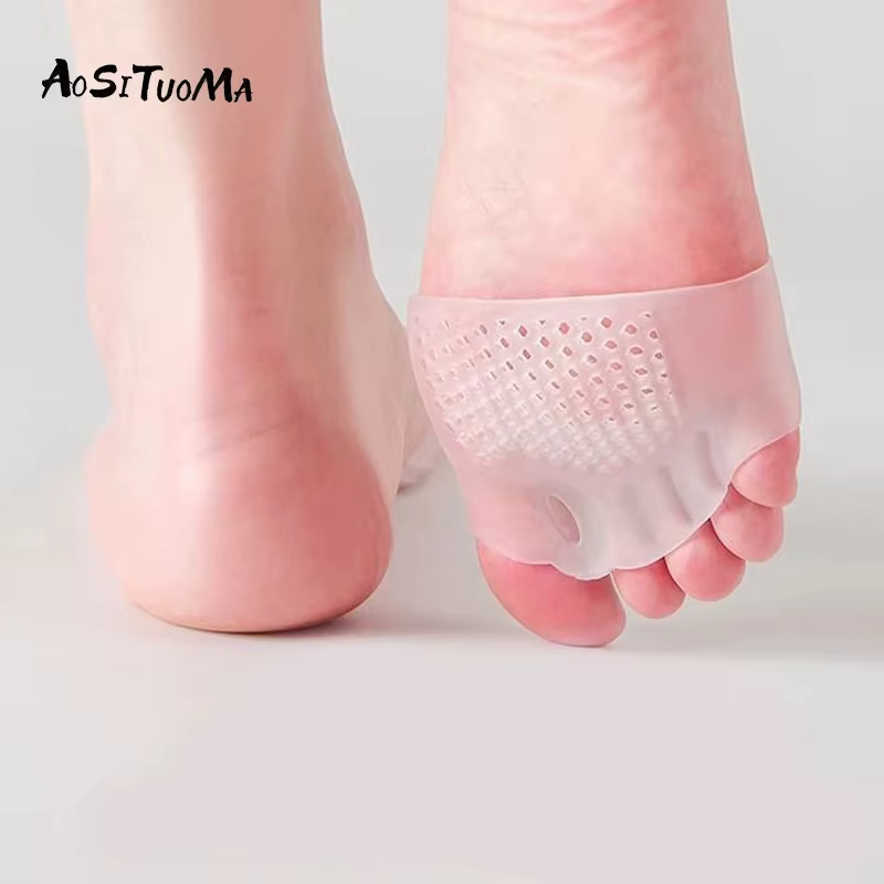 2 coussinets avant confortables en silicone pour la santé des pieds et le soulagement des oignons