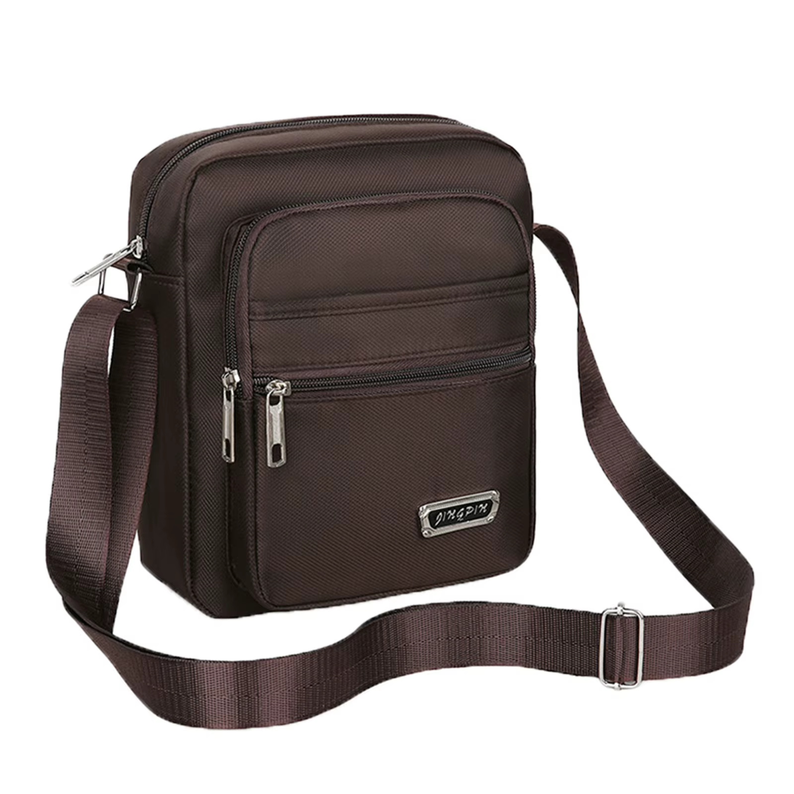 Sac à main en toile pour hommes, sacs de messager initiés, sac de voyage décontracté, sac de taille multifonctionnel, sac de rangement d'affaires étanche, solide