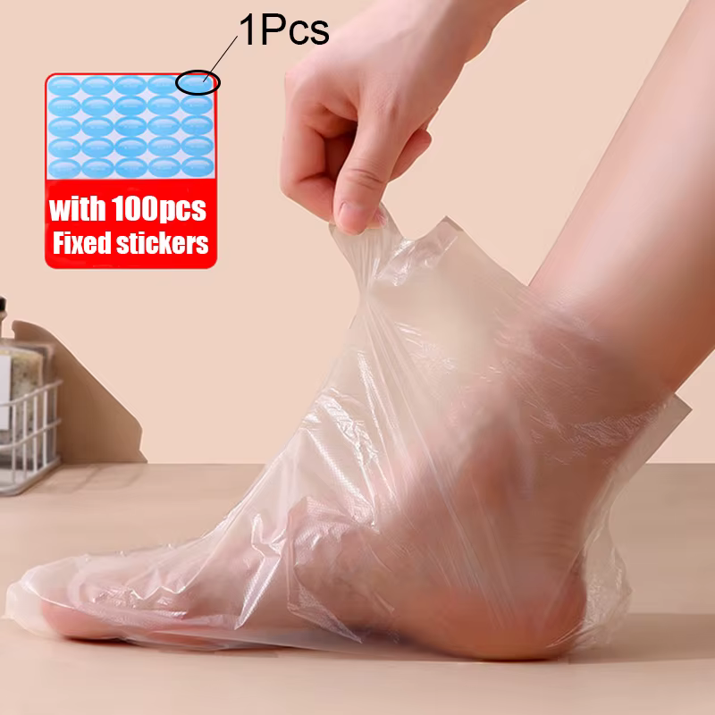 Chaussettes hydratantes jetables pour les pieds