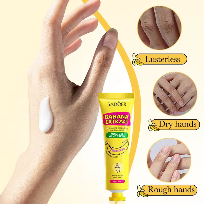 Crème pour les mains à la banane Sadoer