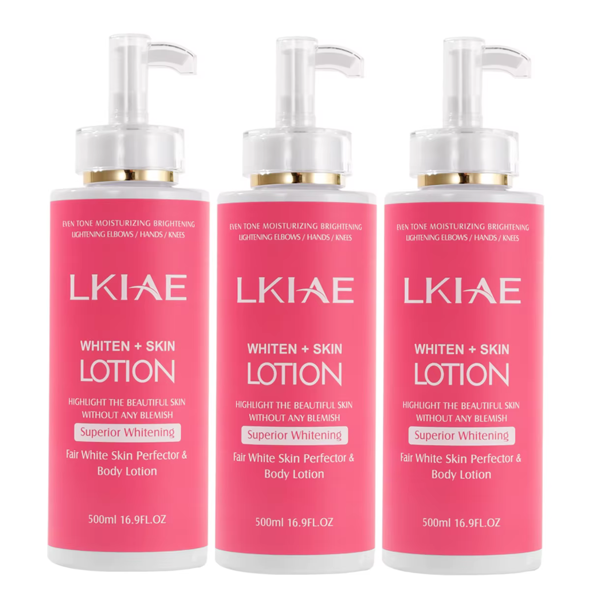 LKIAE Fair White Lotion pour le corps pour une peau brillante et saine
