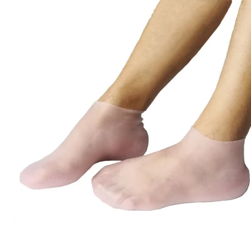 Chaussettes de soin des pieds en silicone