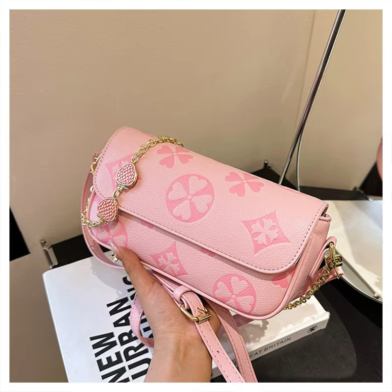 Sac à main imprimé haut de gamme 2024, nouveau sac pour femme, sac bandoulière polyvalent, sac à main tendance et à la mode