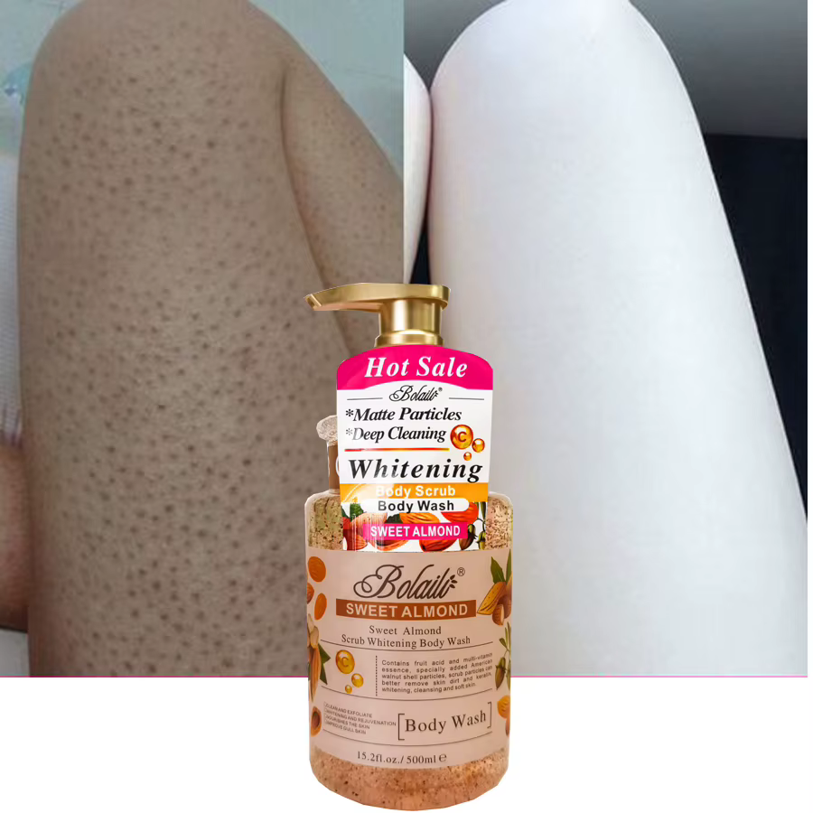 Gel Douche Exfoliant et Hydratant à l'Amande Douce