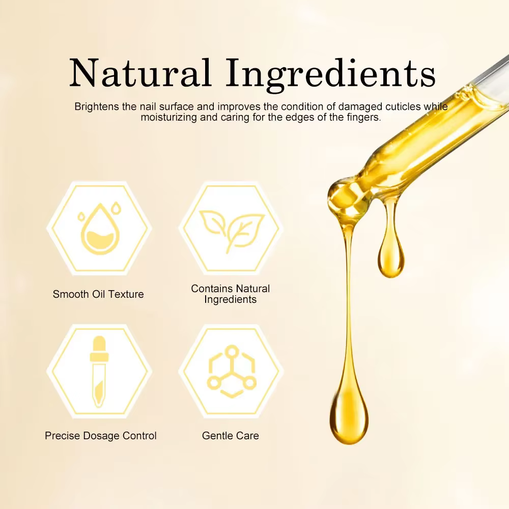 Huile nutritive pour cuticules et ongles