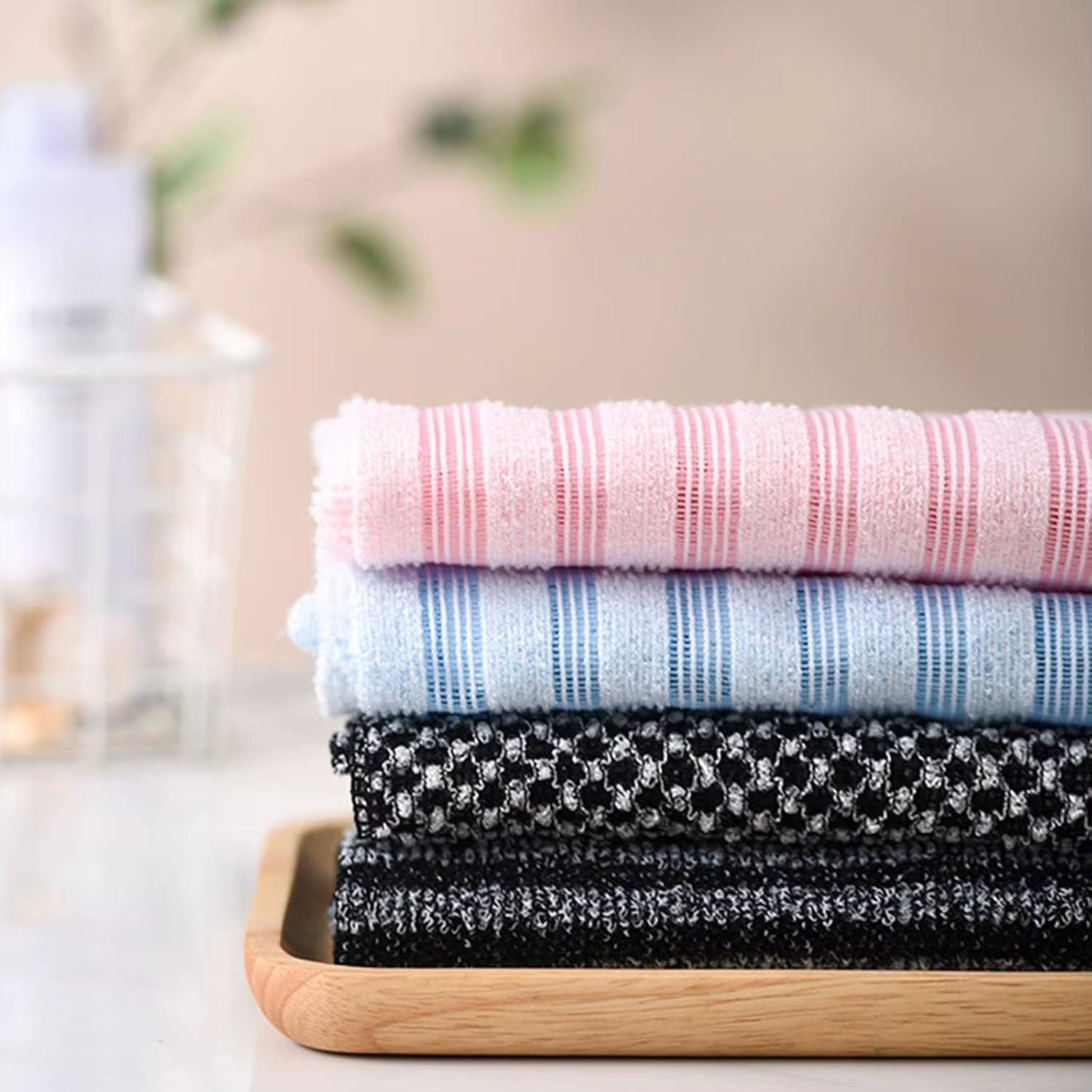 Serviette exfoliante pour le corps