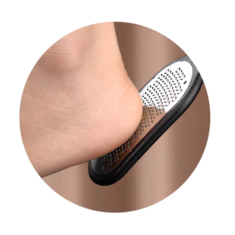 Lime à pied grattoir dissolvant de callosités pieds outils de pédicure professionnels en acier élimination du maïs
