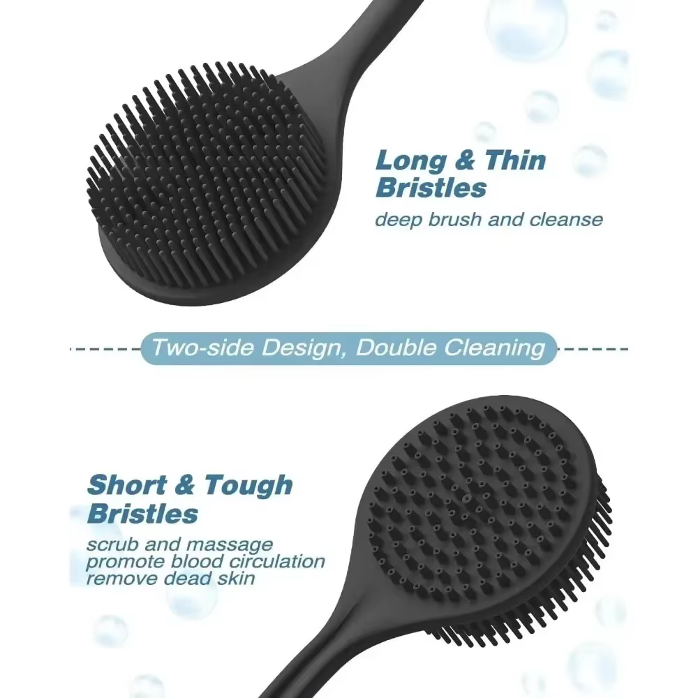 Brosse à récurer pour dos doux