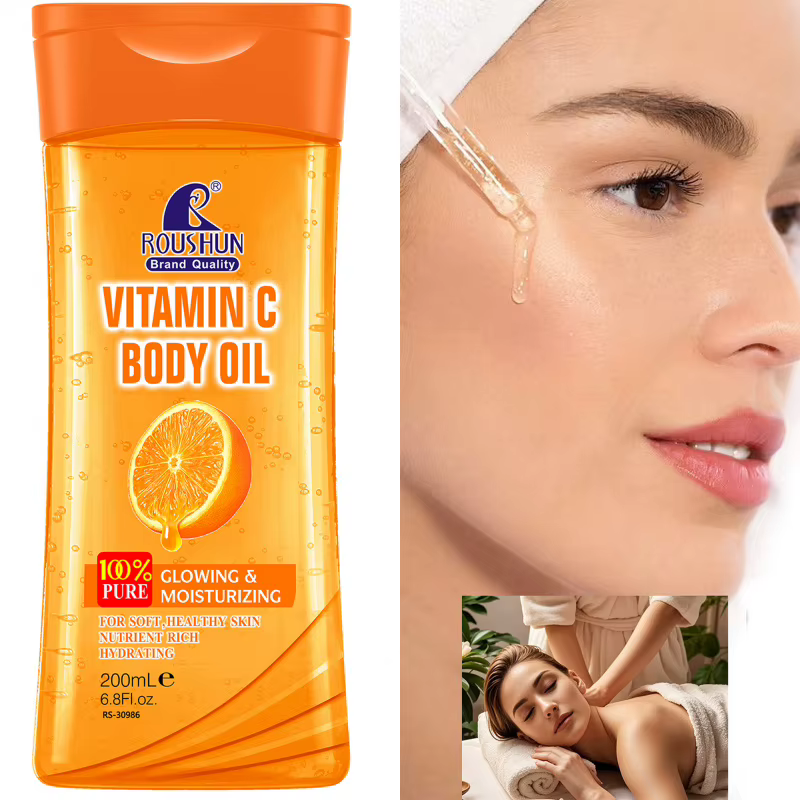 200ml Roushun Huile corporelle à la vitamine C