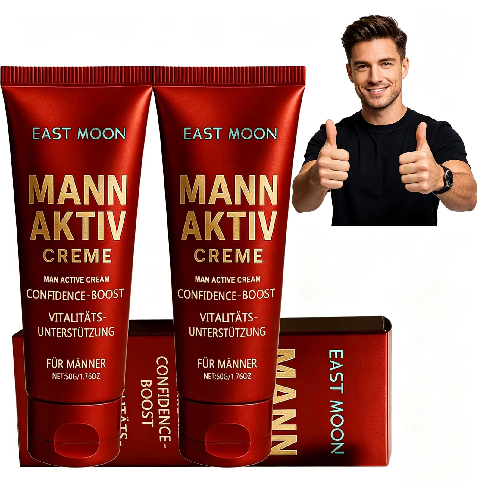 Mann Aktiv Creme 50g – Crème hydratante et vitalisante pour hommes