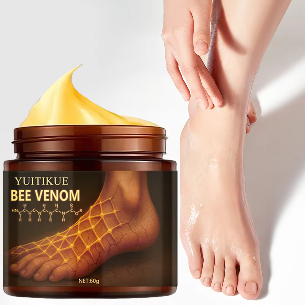 Crème pour les pieds au venin d'abeille
