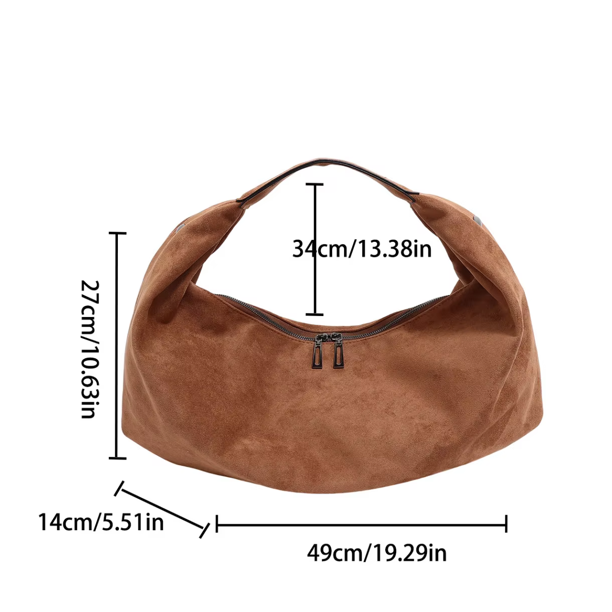 Sacs à bandoulière en cuir souple pour femmes, fourre-tout de Shopping déformable de grande capacité, nouveaux sacs à main de luxe d'hiver 2025, sac Hobo noir